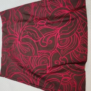 Athleta Pink and Brown Swim Skirt